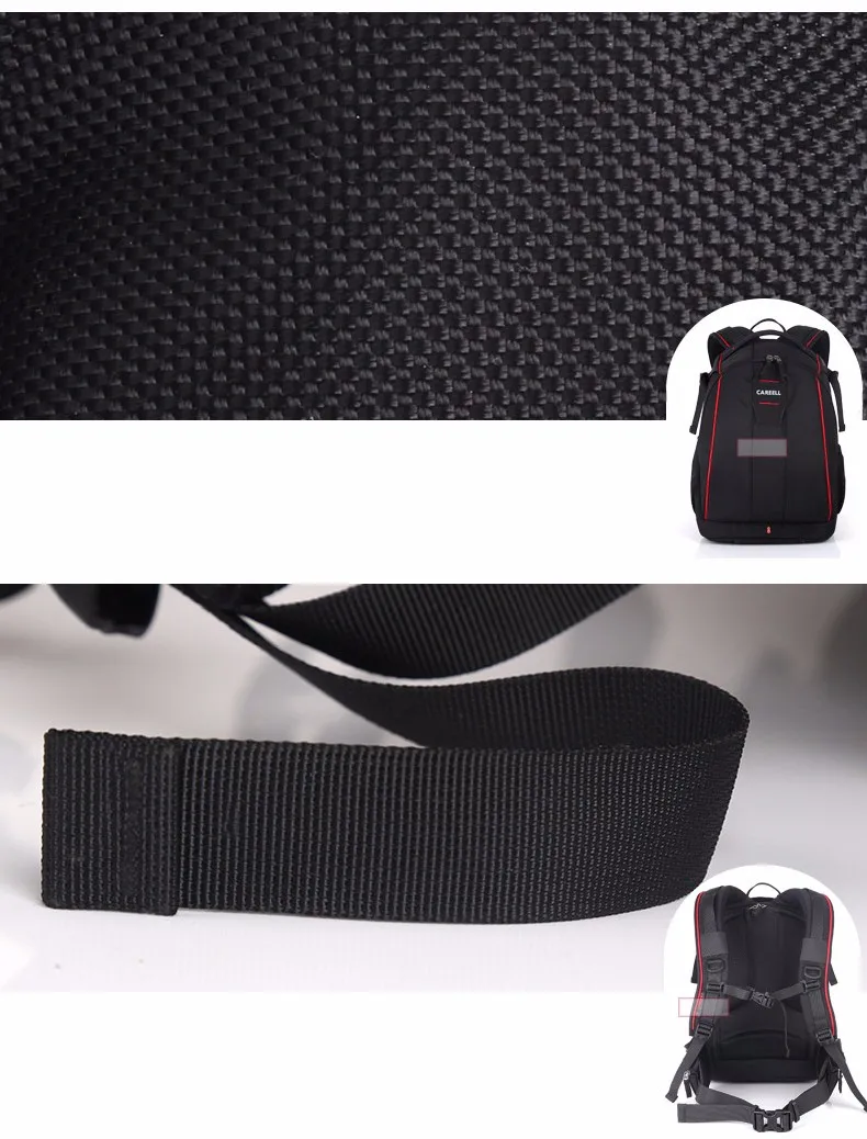 CAREELL C1098 сумка для камеры рюкзак для камеры DSLR сумка для камеры Водонепроницаемая мягкая Наплечная Сумка Мужской Женский рюкзак для камеры Canon/Nikon
