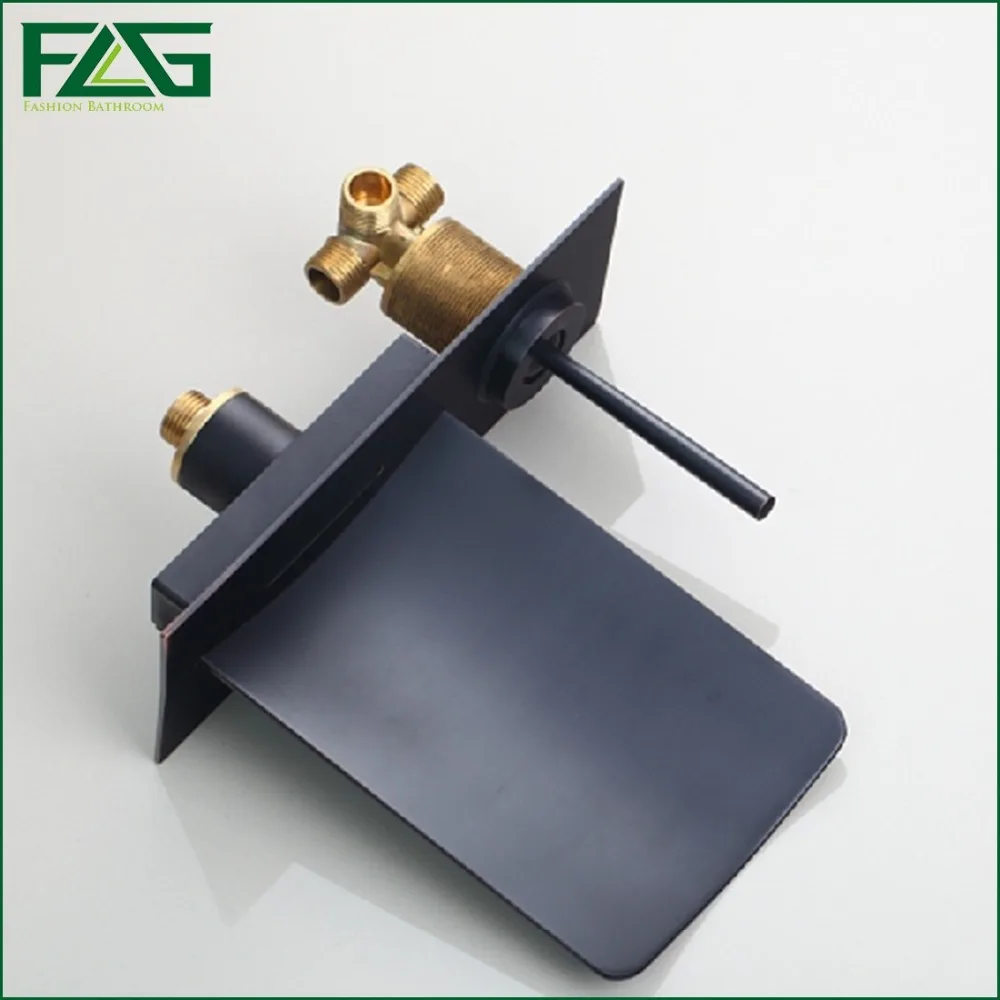 FLG светодиодный смеситель для ванной комнаты меняющий цвет водопад настенный