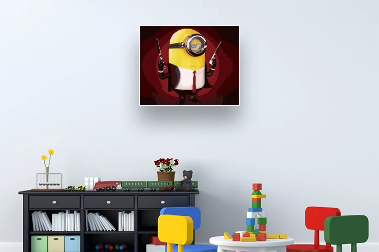 DIY живопись по номерам На Холсте Классический мультфильм аниме настенные картины для гостиной спальни ручная роспись искусство домашнего декора 40x50 см