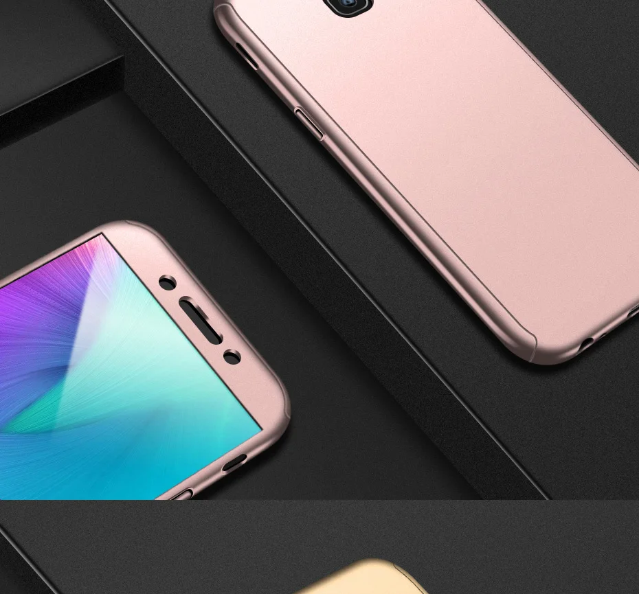 360 Полное покрытие чехол для телефона для samsung Galaxy A7 A9 A6 A8 плюс A3 A5 A7 противоударный чехол для samsung J3 J5 J7
