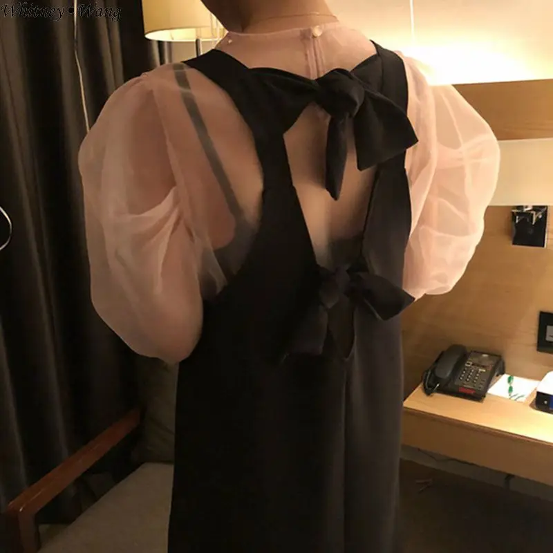 WHITNEY WANG 2019 весенне-осеннее модное уличная винтажное стильное платье на бретелях с