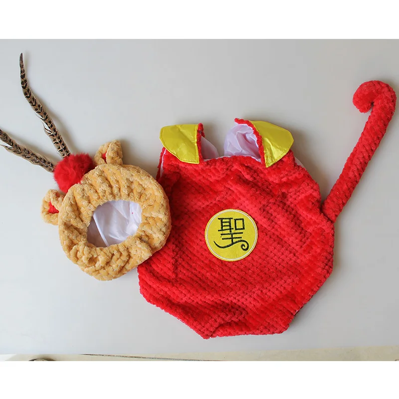 Baby photography props Monkey King costume newborn photo accessories Sun Wukong outfit infant fotografia Kungfu baby Xmas gift | Детская