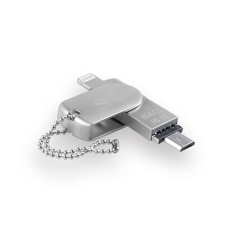Флеш накопители USB флеш накопитель 64 ГБ для iOS iPhone iPad iPod Android память OTG 2 0 16 Гб карта