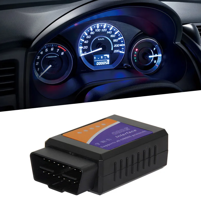 Автомобильный диагностический сканер Aganippe Wi Fi OBD2 elm327 v1.5 Elm 327 OBD 2 для iPhone eml327 1 5 odb2