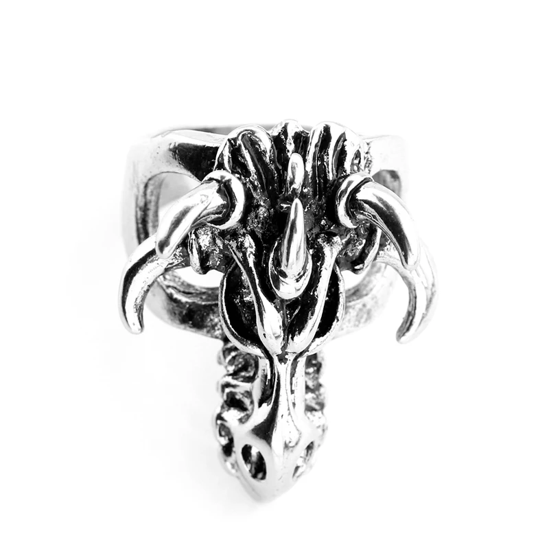 Myserious Alien Monster Skull кольца для мужчин из цинкового сплава модные высококачественные