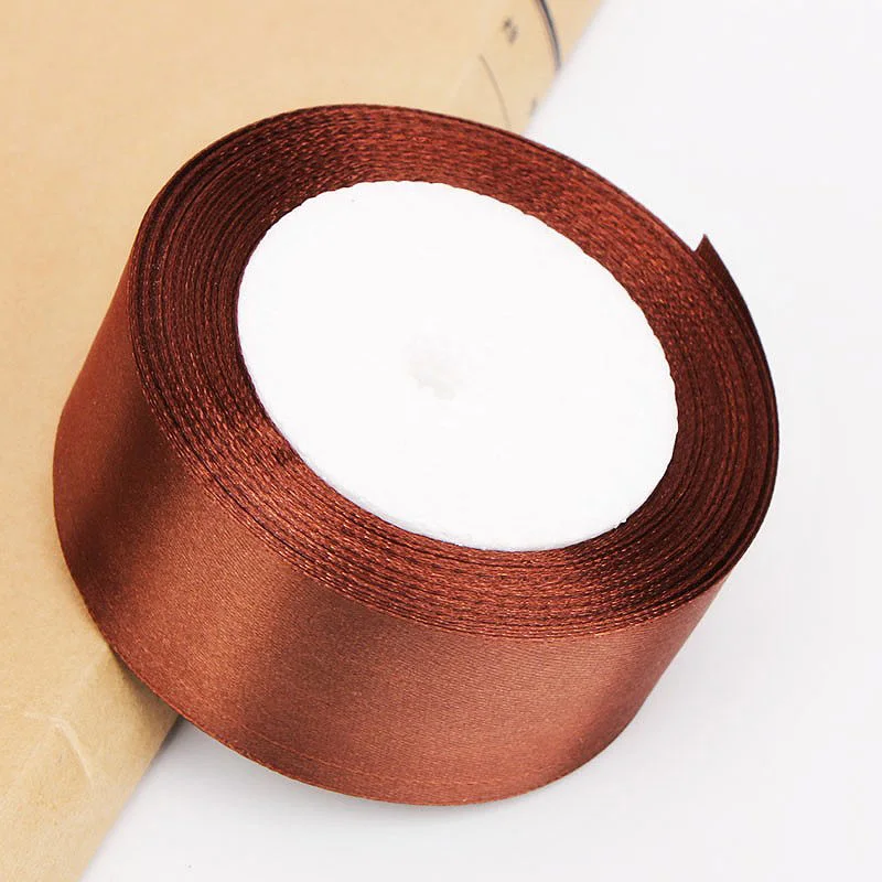 Подарочная упаковка Рождественские украшения праздничные принадлежности DIY ленты рулон вечерние украшения 25 ярдов/рулон 4 см атласная лента ткань