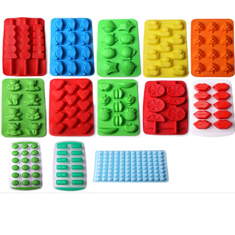 Форма для льда сделай сам креативная форма Силиконовый поднос фруктов