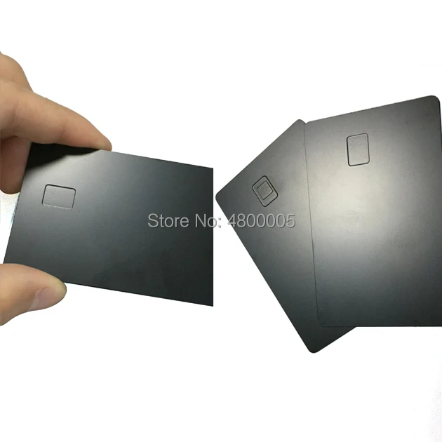 Бесконтактный смарт-контакт Rfid черный стальной Металл Sle4442 чип-карта