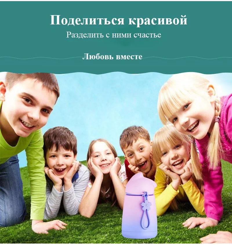 Garrafa Termica кролик термо детей мультфильм чашки Нержавеющая сталь малыш кружка Чай воды Термокружка Термальность вакуумная изоляция колбу