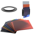 Держатель светового фильтра KnightX 49 52 55 58 62 67 72 77 82 мм для canon 2000d Nikon d5600 sony as300 cokin p фотокамера