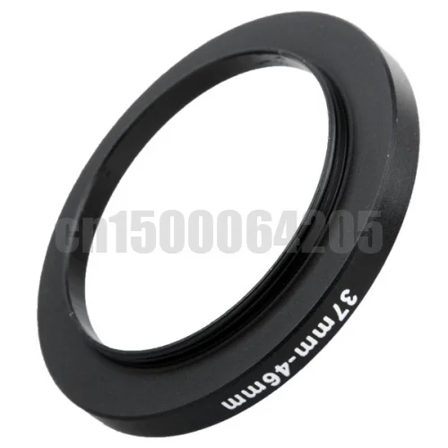 Бесплатная доставка Черное увеличивающее кольцо фильтра от 37 мм до 46 мм-46 37-46 |