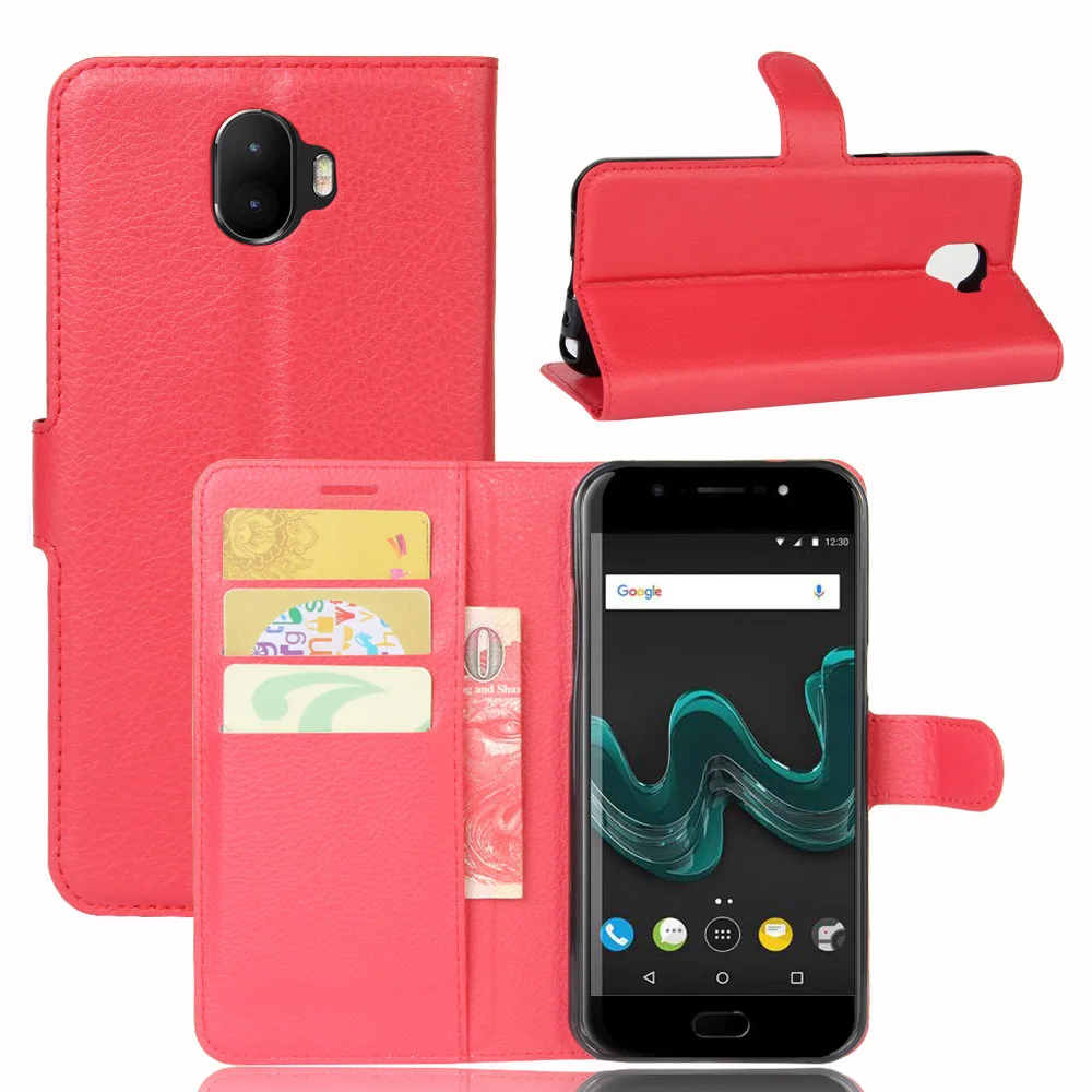 Хит продаж чехол кошелек для Wiko Win Магнитный флип из искусственной кожи с