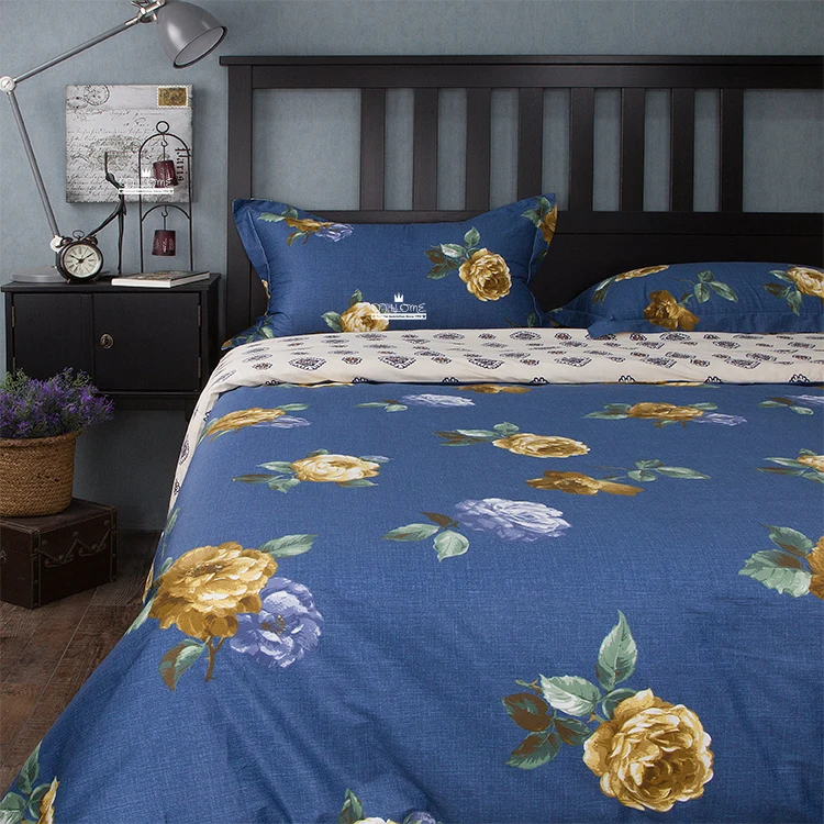Европейский и американский Классический народный ветер синий постельные