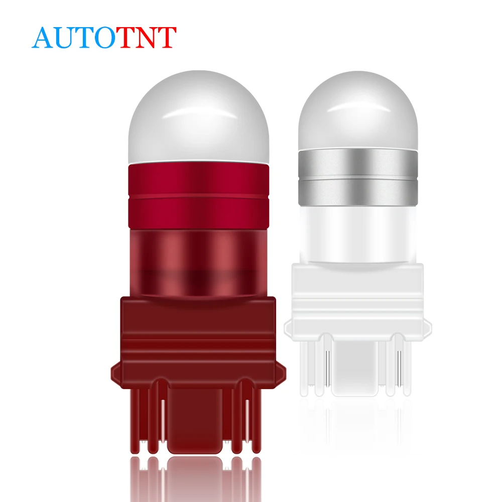 2 шт. 3157 LED Питание P27/5 Вт P27/7 T25 светодиодные лампы для дневных ходовых огней DRL Для