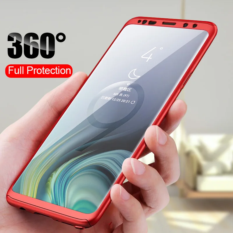 H& A 360 градусов полный чехол для телефона для samsung Galaxy S9 S8 Plus S7 S6 Edge Защитная пленка для экрана чехол для телефона Note 9 8 S8 чехол