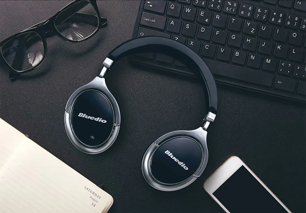 Оригинальные новые беспроводные Bluetooth наушники Bluedio F2 с функцией шумоподавления, беспроводная гарнитура с микрофоном для телефонов iPhone
