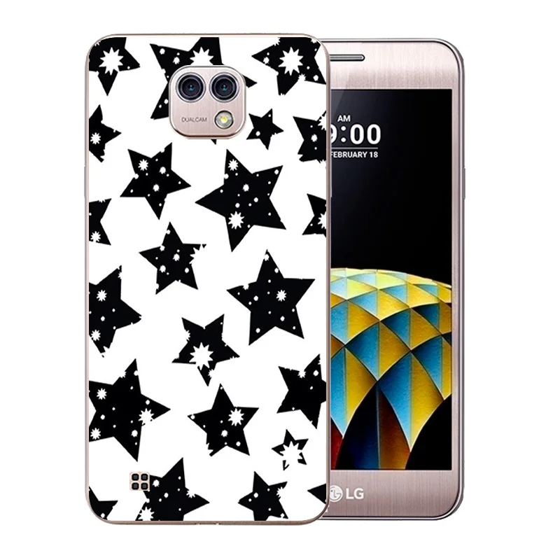 5 2-дюймовый чехол для телефона LG X Cam мягкий цветной из ТПУ с рисунком K580 K580DS