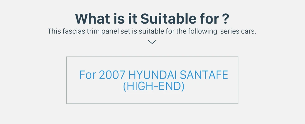 Seicane OEM Двойной Дин радио фасции для 2007-2012 HYUNDAI SANTAFE высокого класса установка Отделка приборной панели комплект рамка панель Адаптер