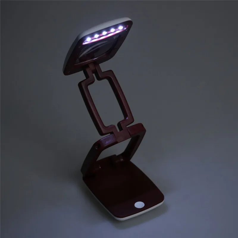 Портативный складной светильник ручной увеличительный прибор с подсветкой 3x