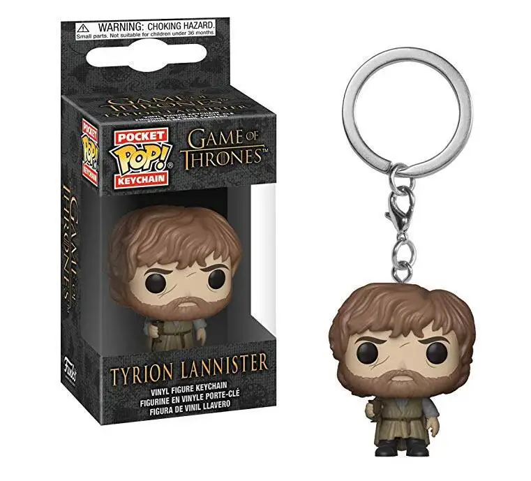 Funko Pop брелок экшн игрушка фигурки Игра престолов Харри Поттер эрмион Карманный поп брелки Модель Кукла Коллекционные игрушки