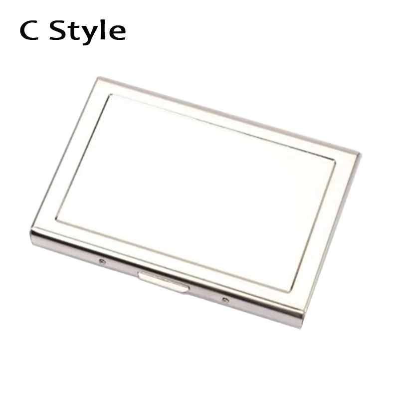 Алюминиевый женский кредитный держатель для карт тонкий протектор мужчин