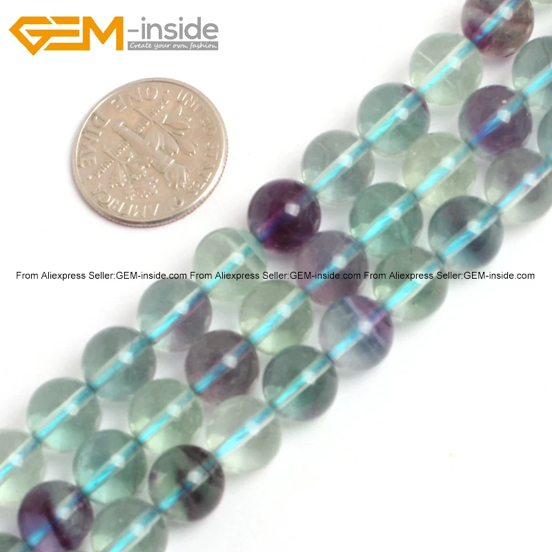 Флюоритовый кварц бисер для изготовления ювелирных изделий из натурального