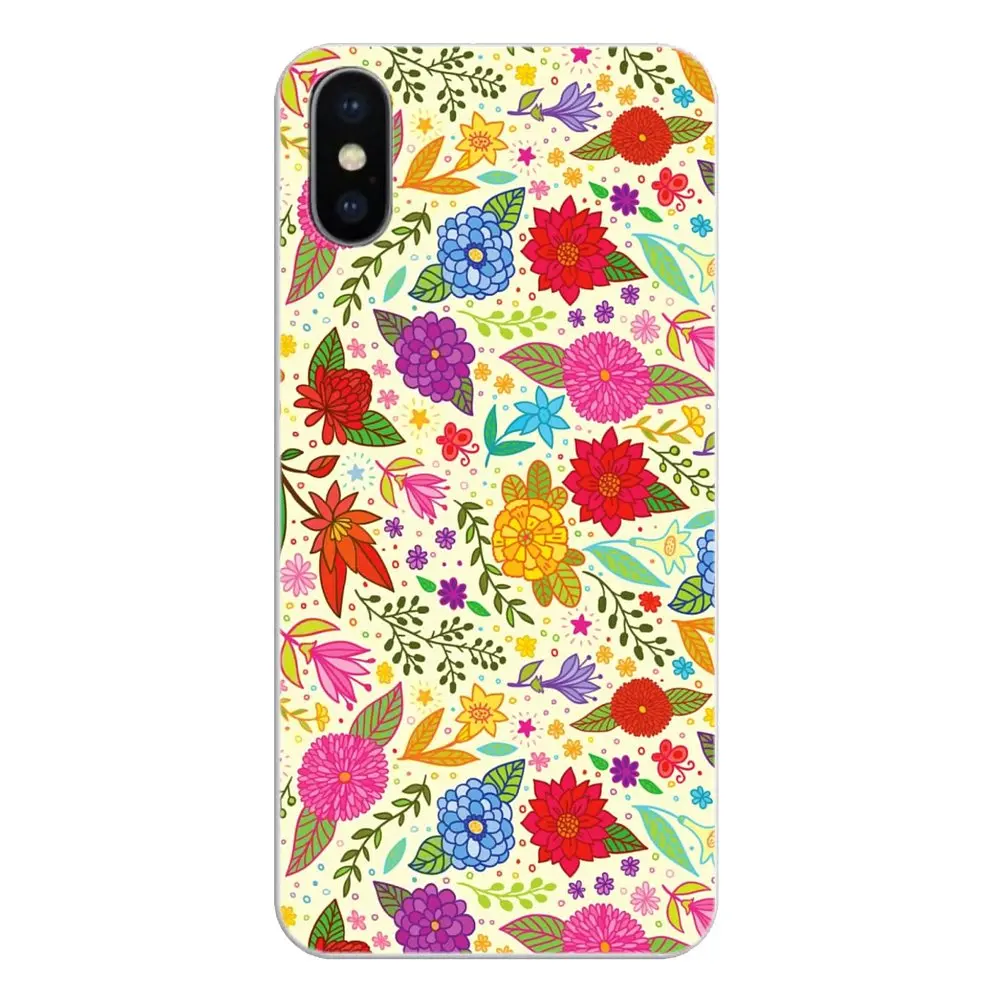 Flowers Pattern Vintage Ring Grip Peony Rose Silicone Skin Cover For Samsung Galaxy Note 8 9 S9 S10 A8 A9 Star Lite Plus A6S A9S |