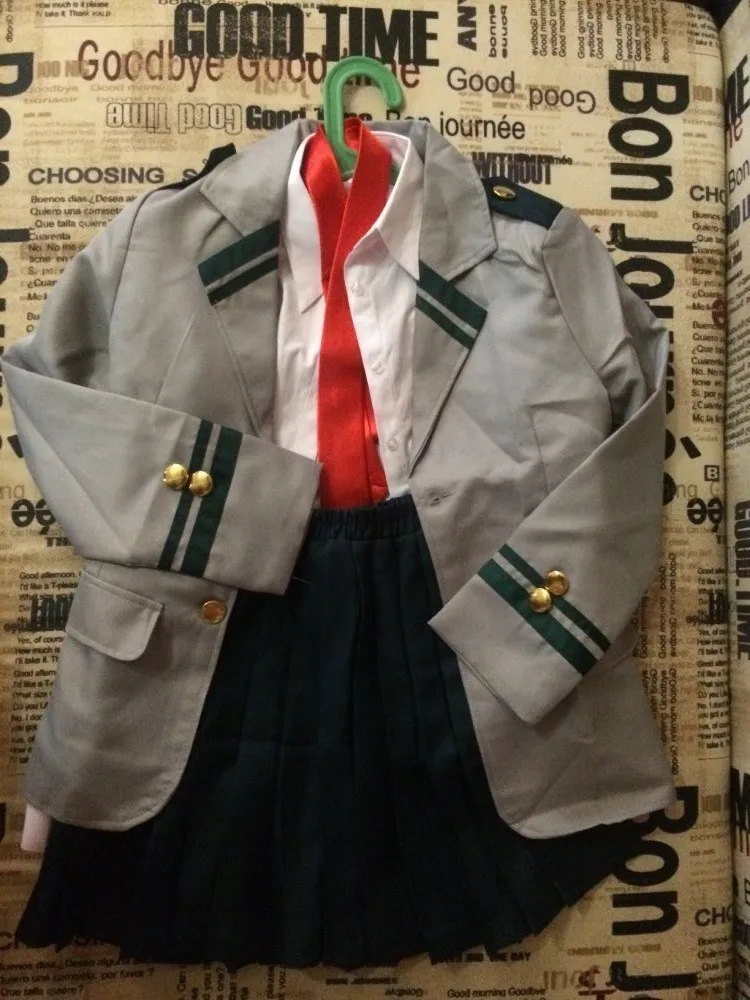 Аниме Boku без герой haku Bakugou Katsuki OCHACO URARAKA Косплэй костюм мой Академии школьная