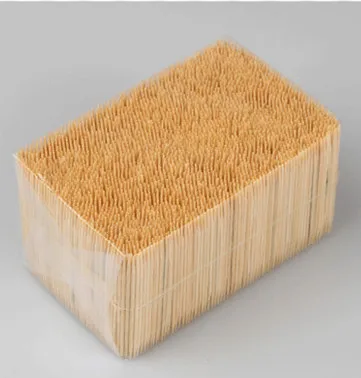 Супер ценный Бамбуковые Зубочистки в оптовой упаковке Фруктовый нож двойной или