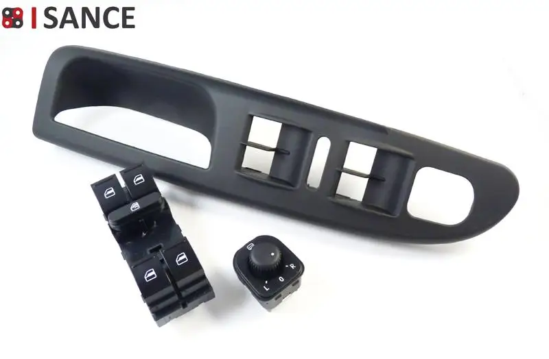 Стеклоподъемник ISANCE + зеркальный переключатель панель обшивки Ободка для VW Passat