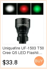 UniqueFire 3 режима XR-E(зеленый/красный/белый) Led Drop in Led Pill/лампа держатель приспособленный для UF-1508 фонарик