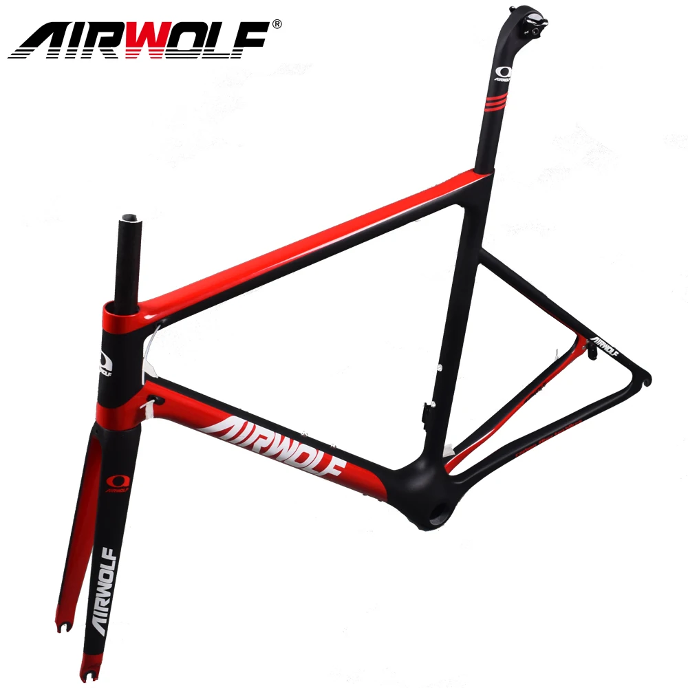 Airwolf Сверхлегкий углерод дорожный каркас полный Toray T1000 bicicleta карбоновая рама с