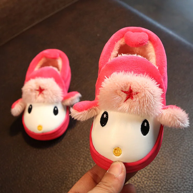 Детские тапочки с милым рисунком Chausson Enfant домашняя обувь детские зимние теплые