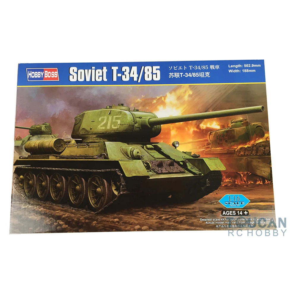 Hobby Boss 82602 1/16 советская T-34/85 модель танка комплект пластиковый бронированный автомобиль DIY