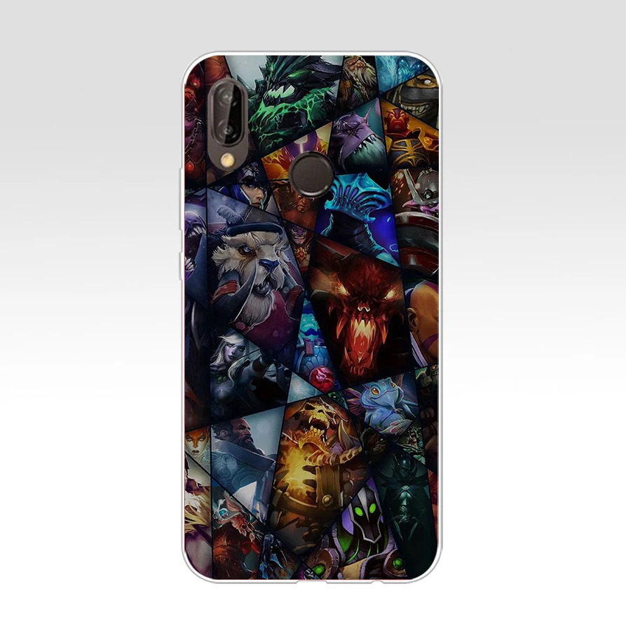 218SD dota 2 логотип мягкий Силиконовый ТПУ чехол для Honor 10 huawei p mate 10 20 30 lite y5 y6 prime - Цвет: 6
