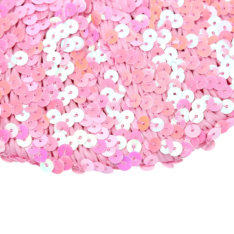 Модный женский блестящий берет с блестками модный джазовый Блестящий