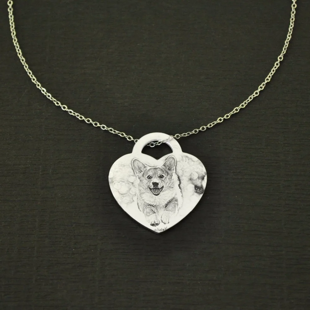 Персонализированное ожерелье для домашних животных персонализированное с фото