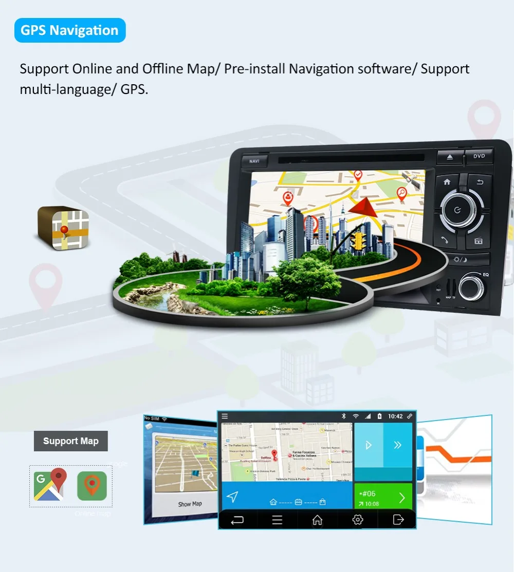 Bosion Android 9,0 автомобильный DVD gps для Audi A3 8P 2003-2012 S3 2006-2012 RS3 Sportback 2011 мультимедийный плеер стерео радио