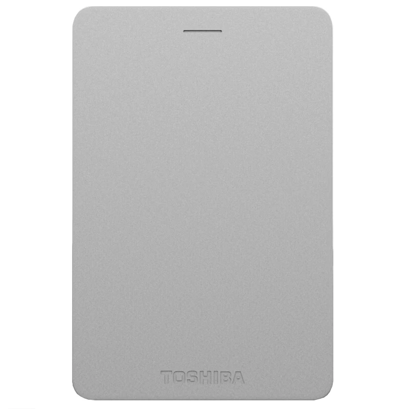 Toshiba Canvio Alumy USB 3,0 2," 1 ТБ внешний Портативный жесткие диски HDD жесткий диск Disque Dur Externe2 на рабочий стол для ноутбука - Цвет: Silver