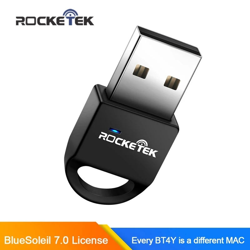 

Rocketek IVT 7,0 CSR 4,0 A2DP Bluetooth адаптер независимый MAC USB ключ для ПК компьютера динамик аудио приемник передатчик