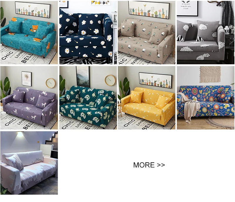 PORSIA Slipcover полиэфирный чехол для дивана диван-Крышка 17 цветов эластичный секционный диван современный Печатный один/два/три/Четырехместный