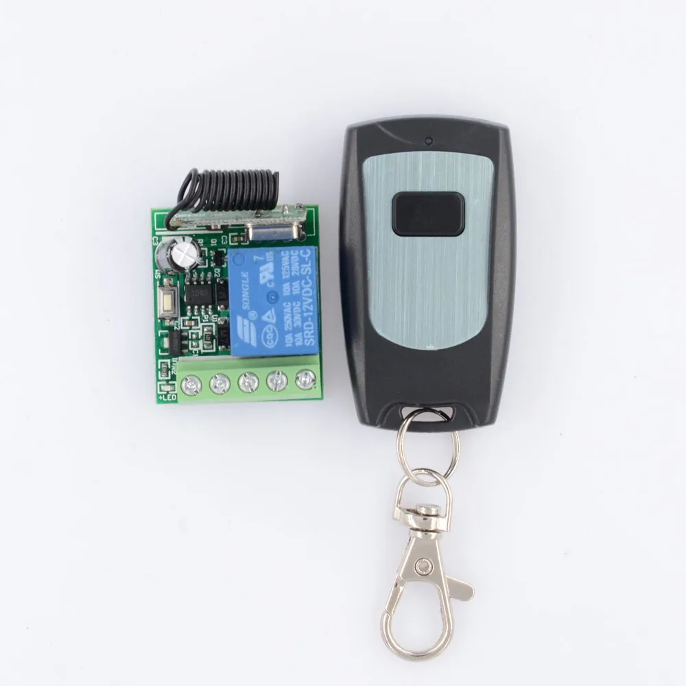 Door Access Openner Button Remote Switch DC 12V 1CH NO COM NC 10A Relay Contact Radio Switches Time Delay OFF 5S 10S 15S | Обустройство