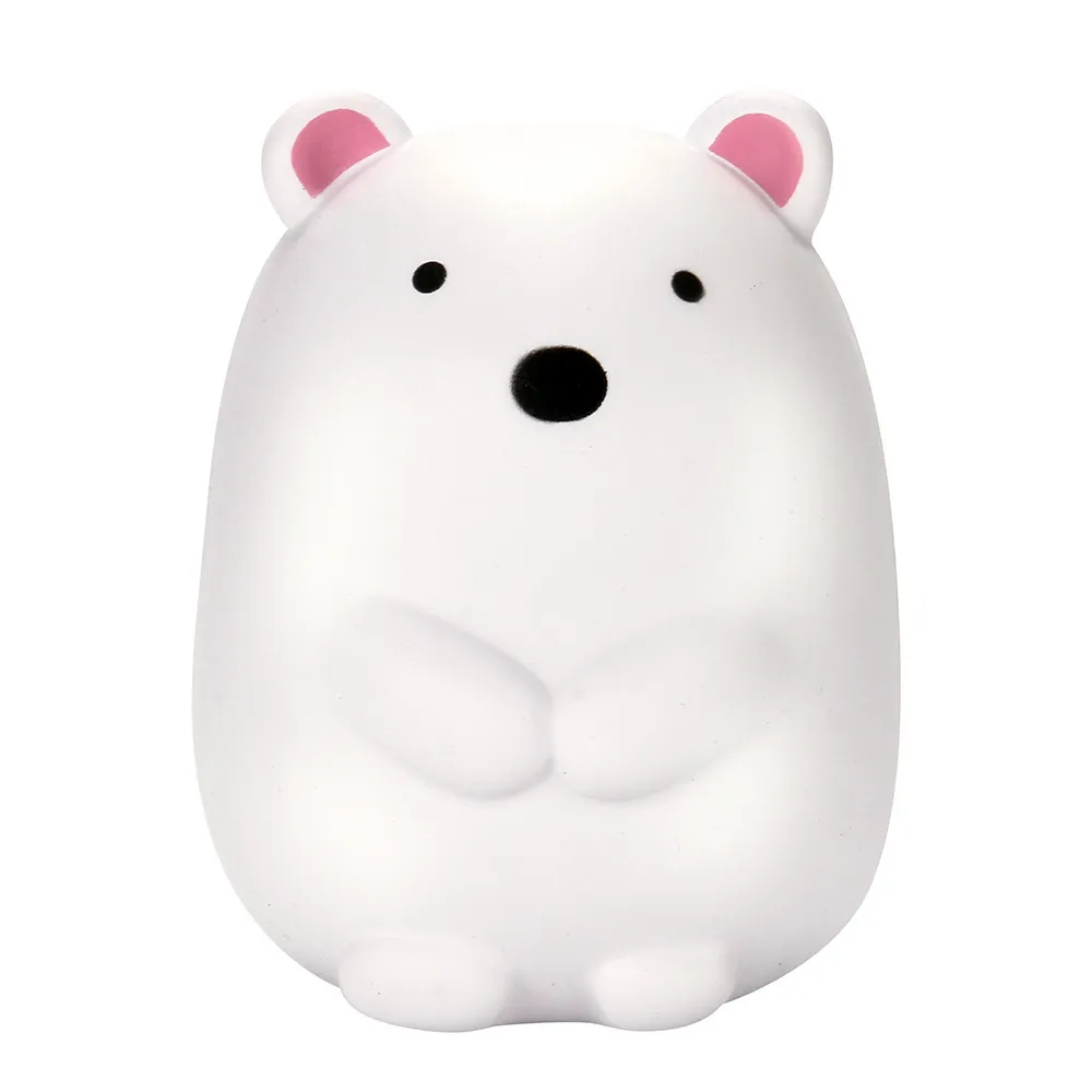 Игрушки для отдыха skuishy animales 12 см Jumbo мягкий милый белый медведь крем ароматизированный Squishies медленно поднимающийся Шарм игрушка забавная D301229