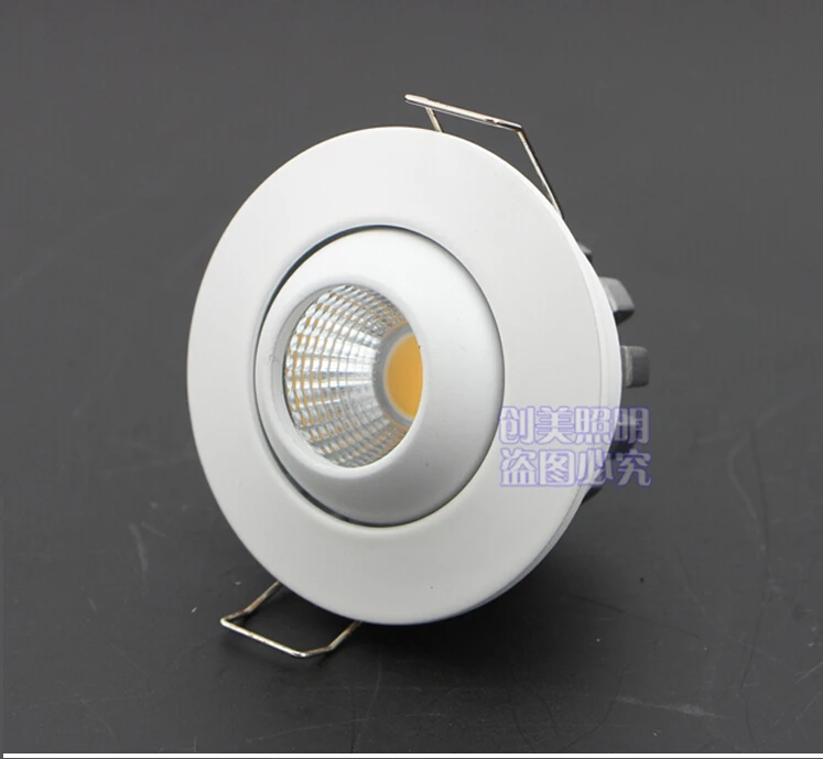 10 шт. светодиодный встраиваемый светильник с регулируемой яркостью cob 6 Вт