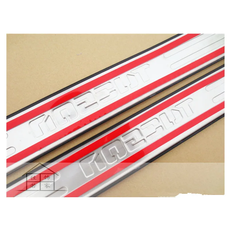 For Car Styling Hyundai Tucson 2006-2013 Accessories Door Sill Protector Scuff Plates Stainless Steel Door Pedal Stickers