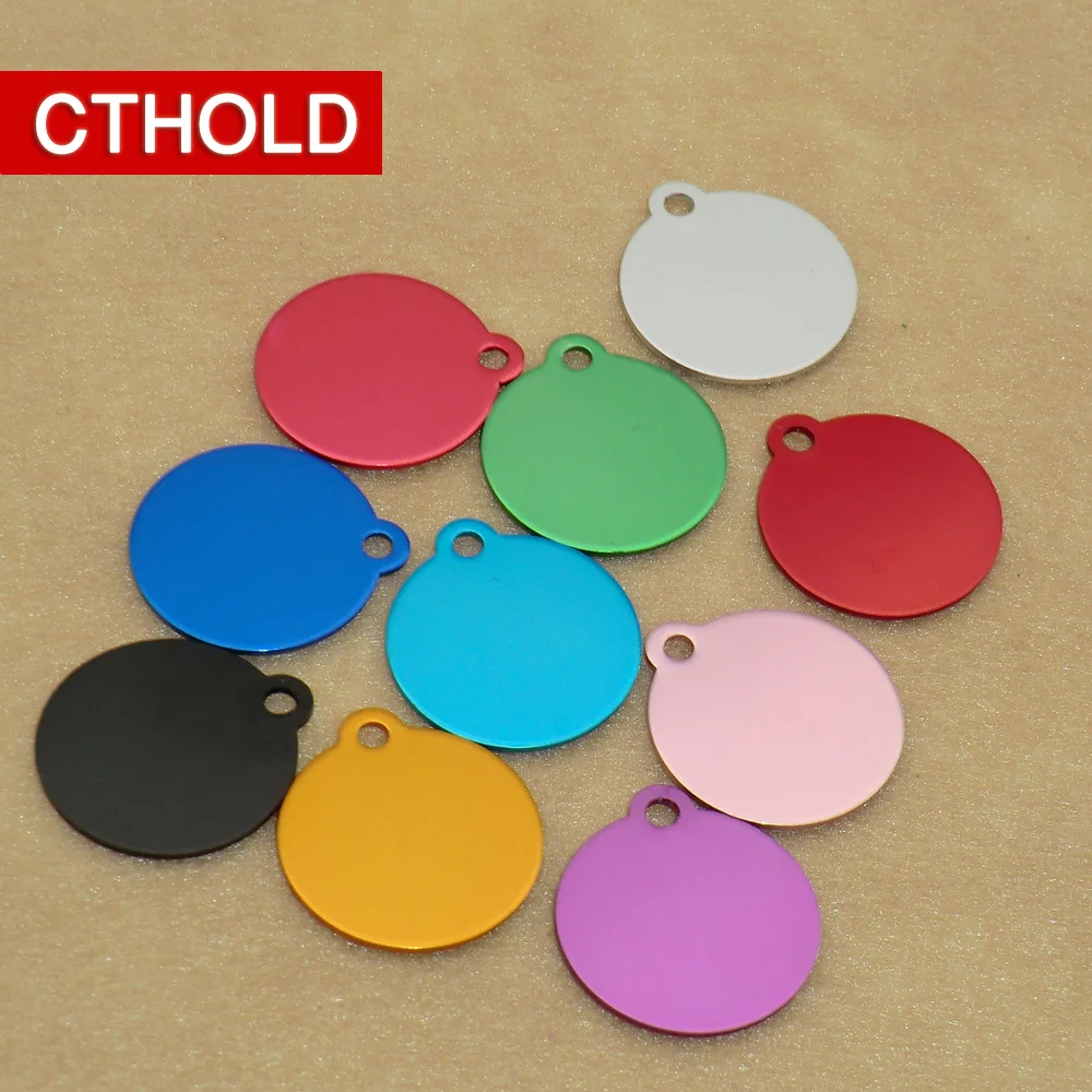 CTHOLD 100 шт. круглые идентификационные бирки для домашних животных на заказ