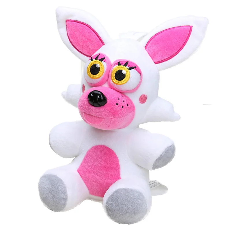 25cm old white foxy 15 см-45 см Five Nights at Freddy's плюшевые игрушки FNAF кошмар красный Foxy Freddy Fazbear плюшевый брелок-подвеска мягкая кукла - Цвет: 25cm old white foxy