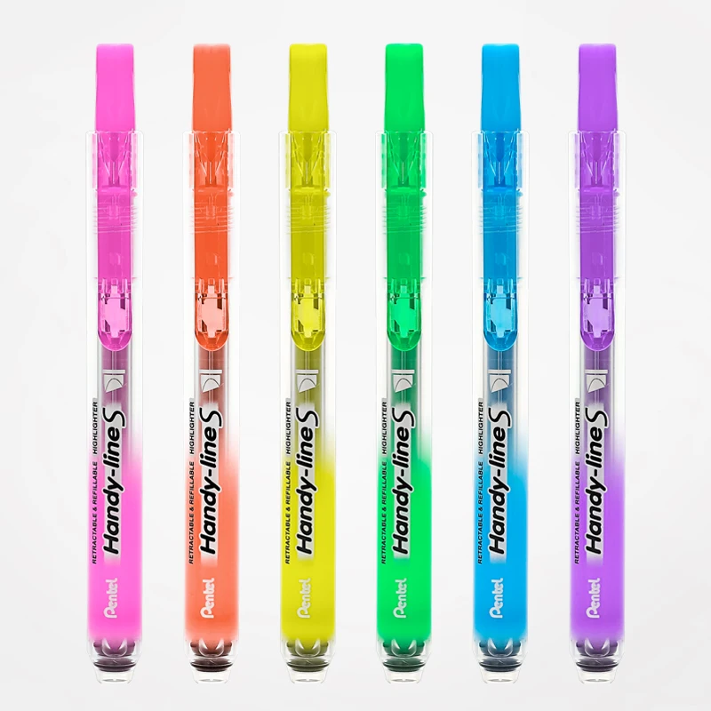 Pentel Handy Line S Highligter маркер SXS15 4 0 мм Выдвижной многоразовый
