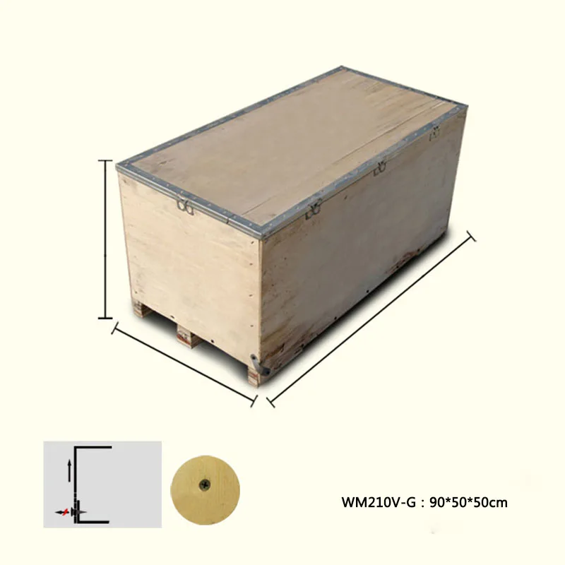 WM210V-G 600 Вт скоростной мощный станок токарный по металлу/токарный стали с