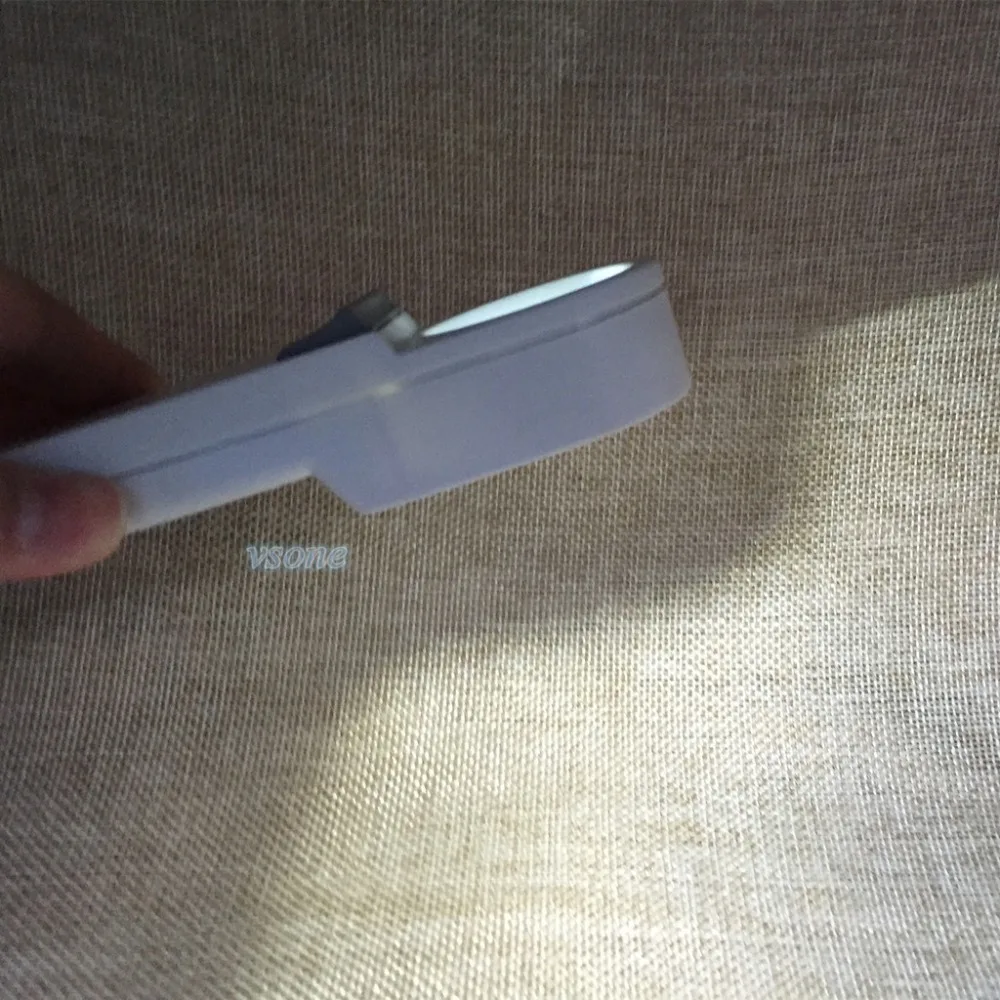 30 мм оптическая Портативная Лупа для чтения стекло с светодиодный светильник 12X